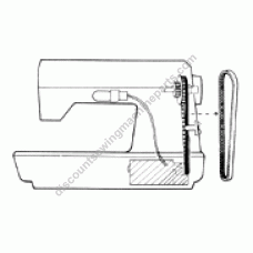 Singer Motor Belt (900) #603975-002 290